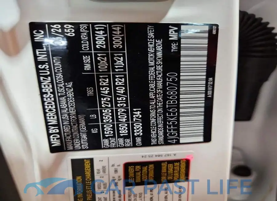 4JGFF5KE6TB680750# 14