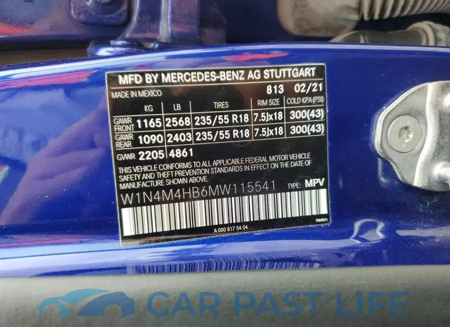 W1N4M4HB6MW115541# 13