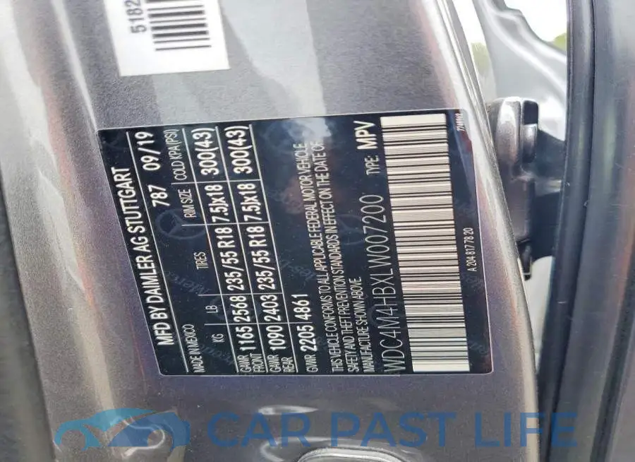 WDC4M4HBXLW007200# 13