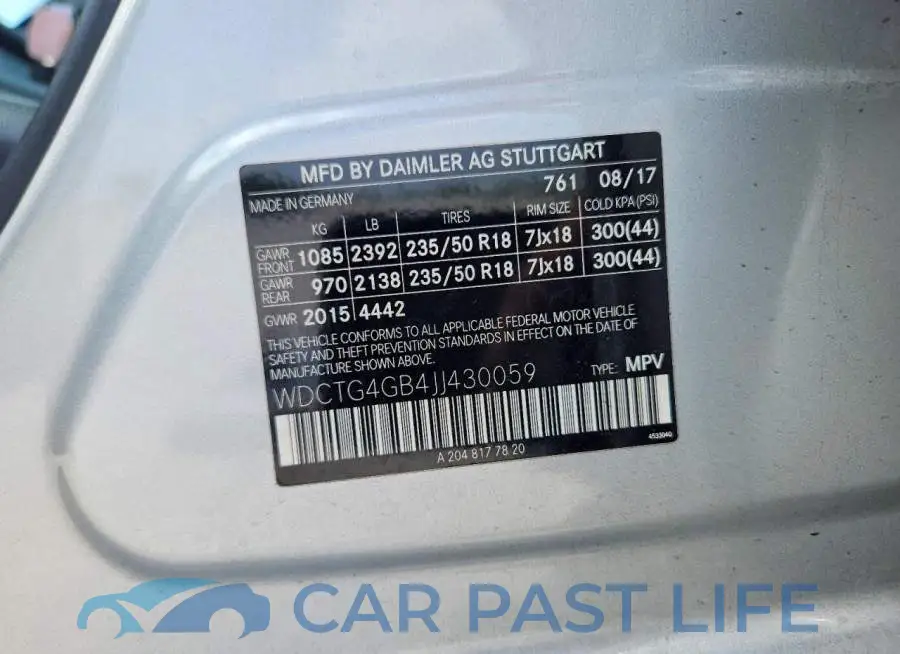 WDCTG4GB4JJ430059# 14