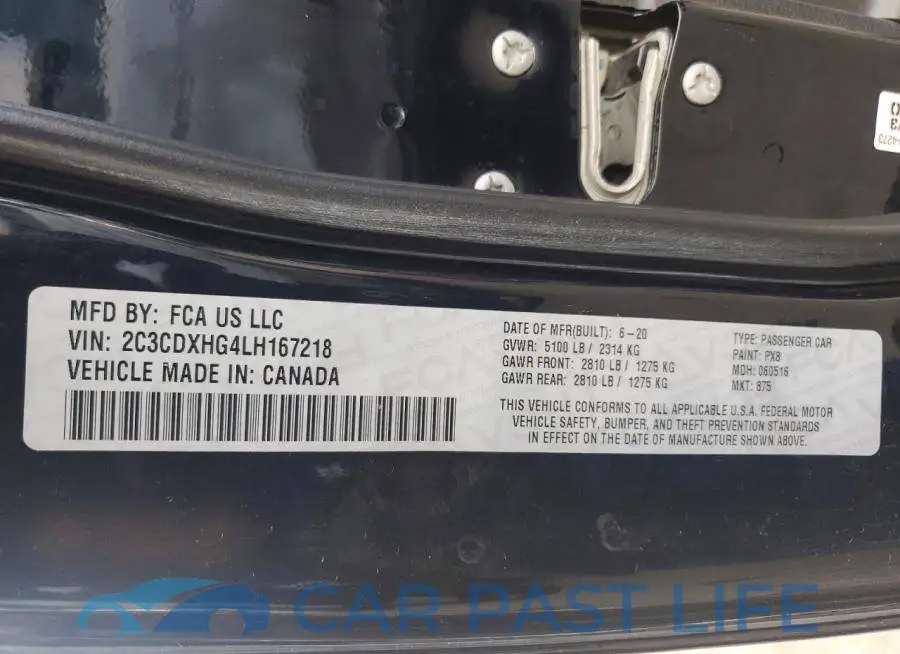 2C3CDXHG4LH167218# 12