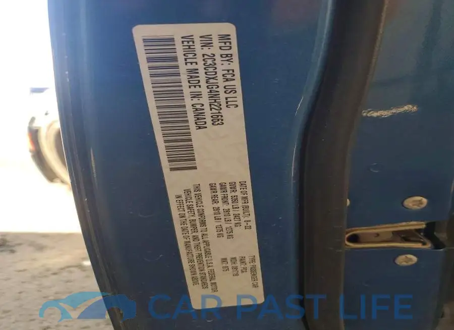 2C3CDXJG4NH221663# 13