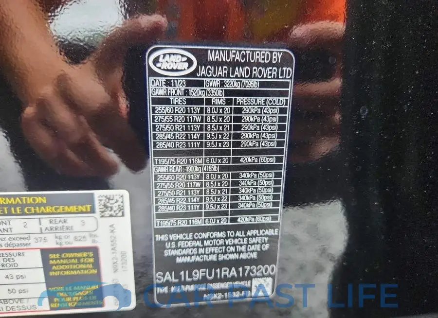 SAL1L9FU1RA173200# 13