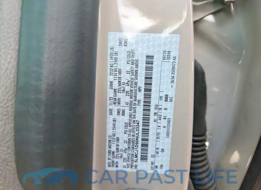 5LMCJ1D90NUL33347# 14