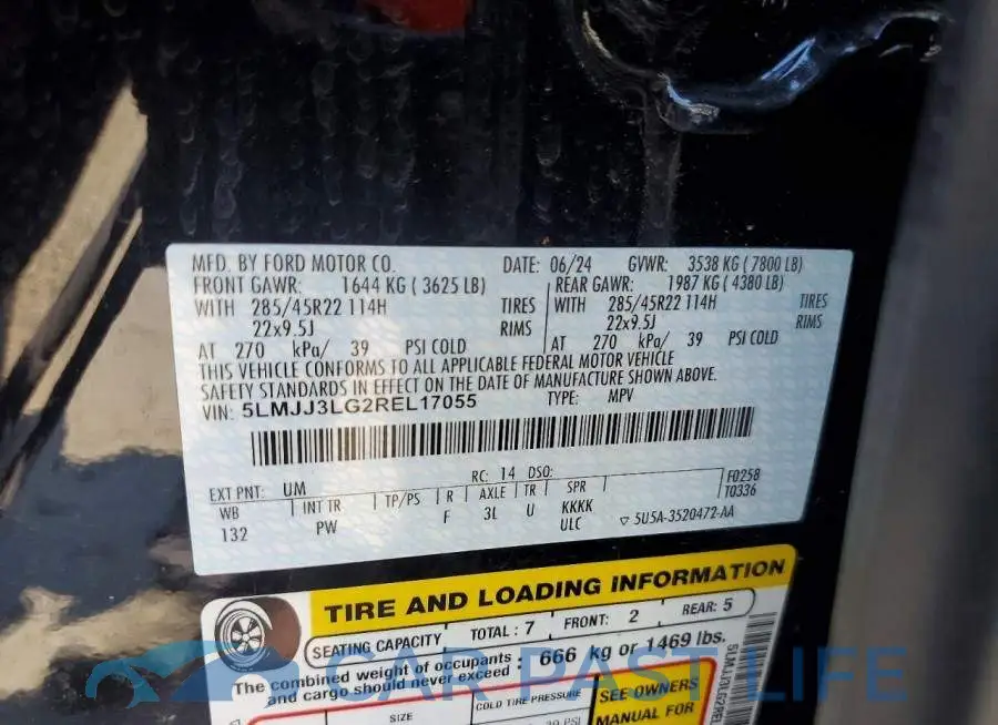 5LMJJ3LG2REL17055# 13