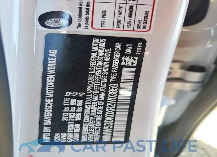 WMW53DK0XR2W03859# 13