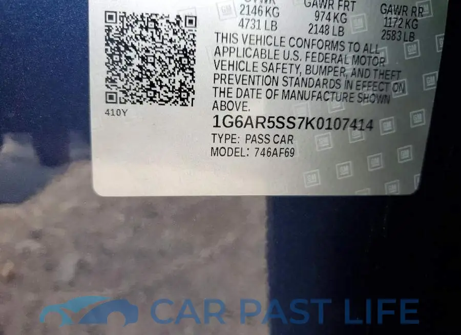1G6AR5SS7K0107414# 12