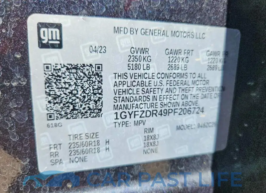 1GYFZDR49PF206724# 13