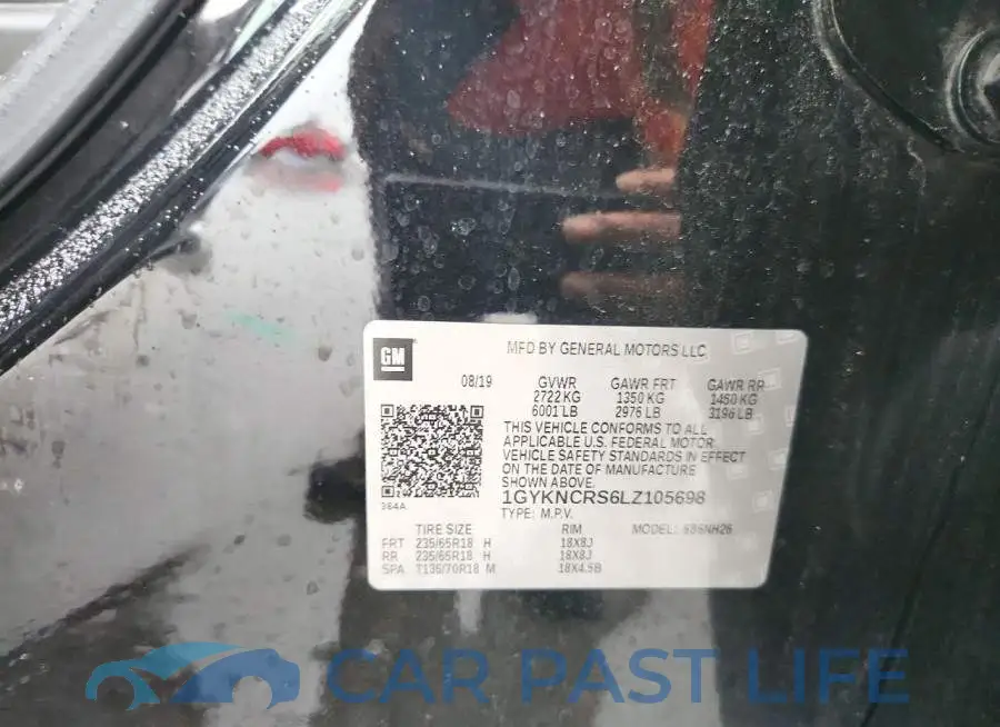 1GYKNCRS6LZ105698# 13