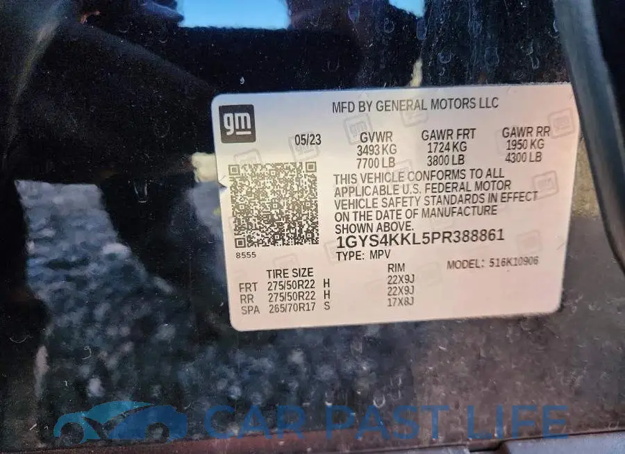 1GYS4KKL5PR388861# 13
