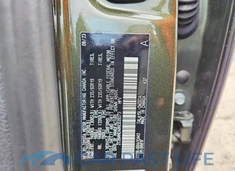 2T2BAMCA8RC039273# 13