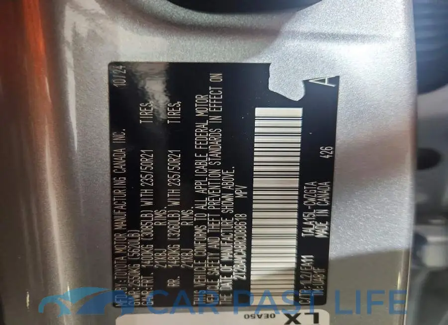 2T2BAMCA8RC088618# 13