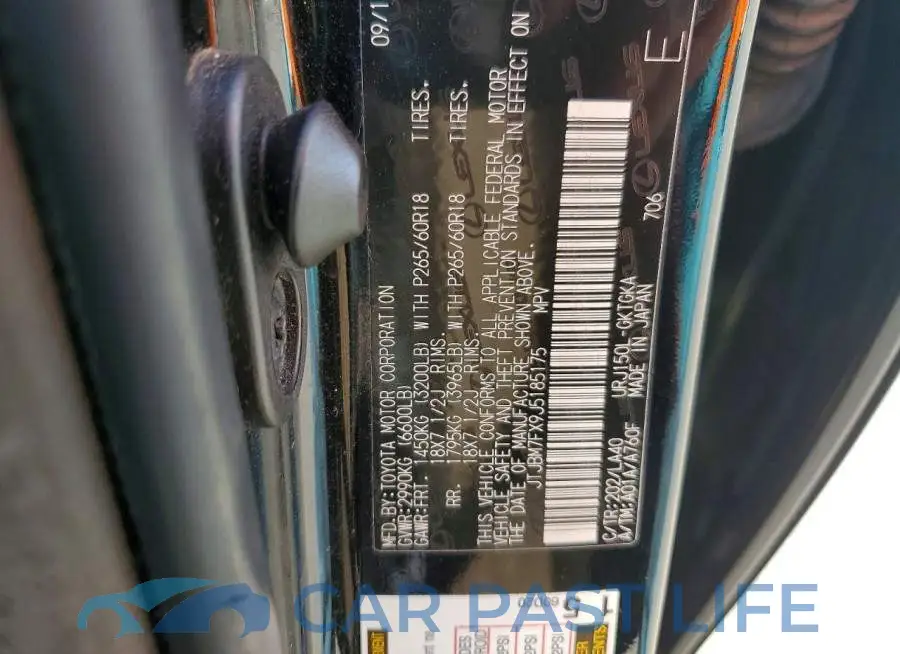 JTJBM7FX9J5185175# 14