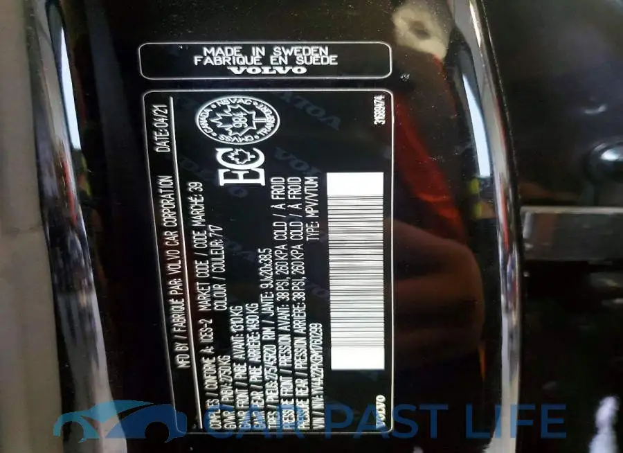 YV4A22PK6M1760299# 13