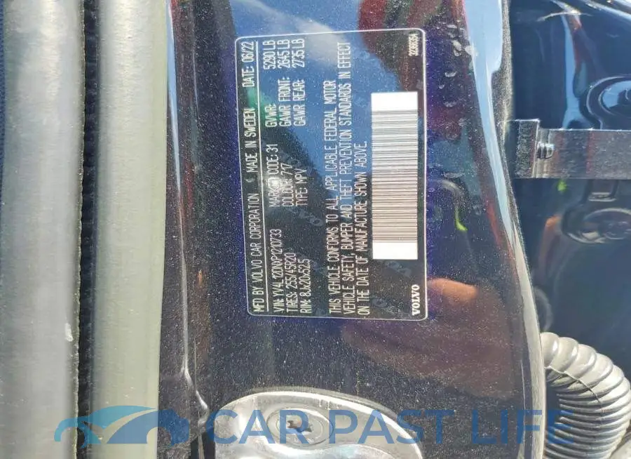 YV4L12DNXP1210733# 13