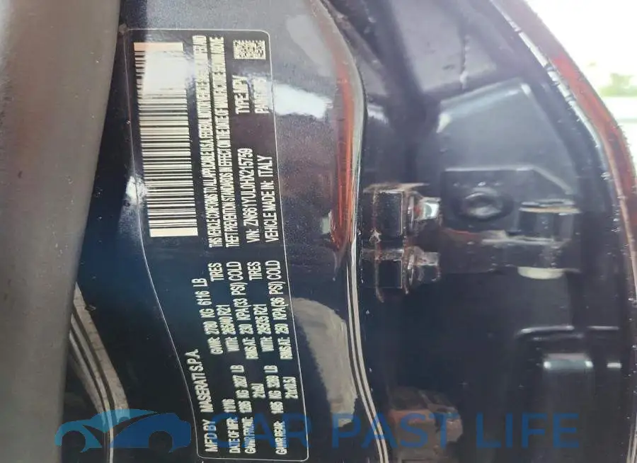 ZN661YUL0HX215759# 13