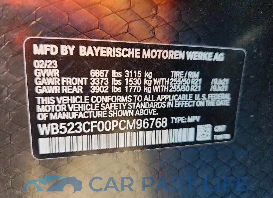 WB523CF00PCM96768# 12