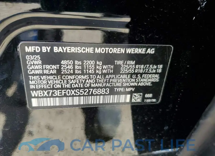 WBX73EF0XS5276883# 13