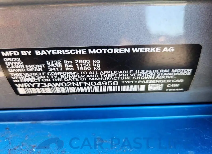 WBY73AW02NFN04958# 13