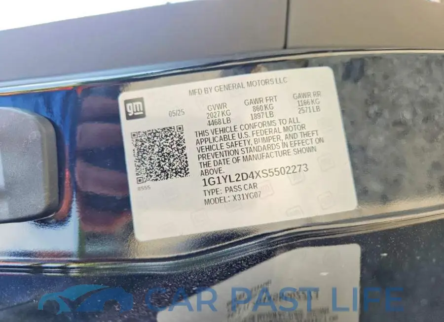 1G1YL2D4XS5502273# 13