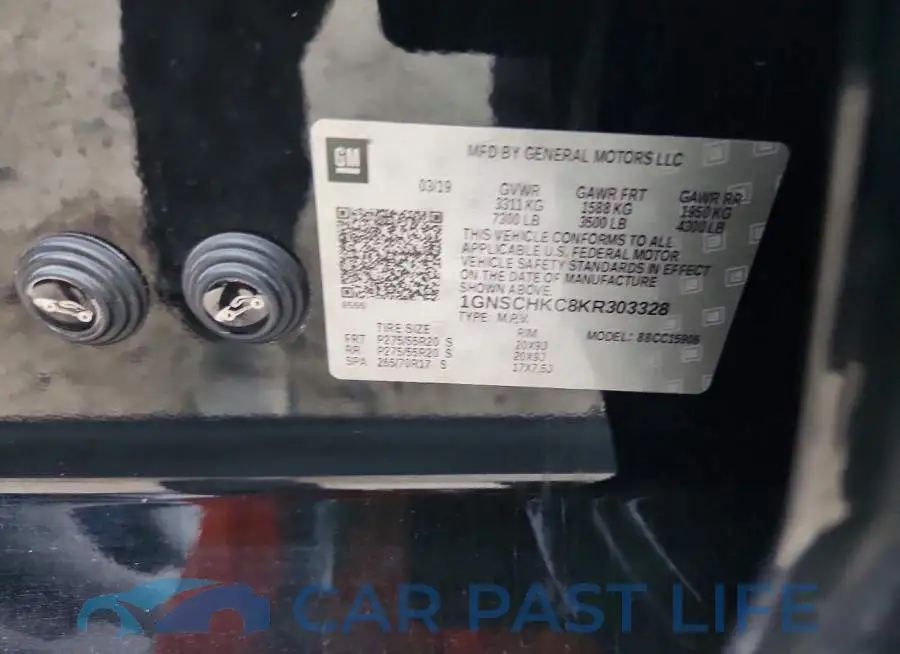 1GNSCHKC8KR303328# 13