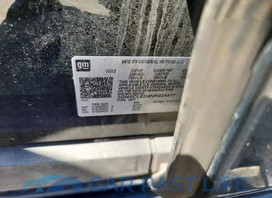 1GNSCLED8NR224477# 13