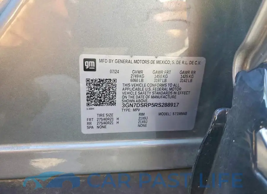 3GN7DSRP5RS288917# 13