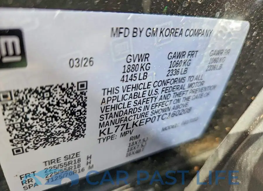 KL77LKEP0TC160208# 13