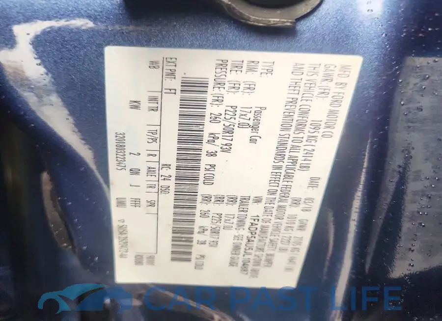 1FADP5AU5JL104887# 13