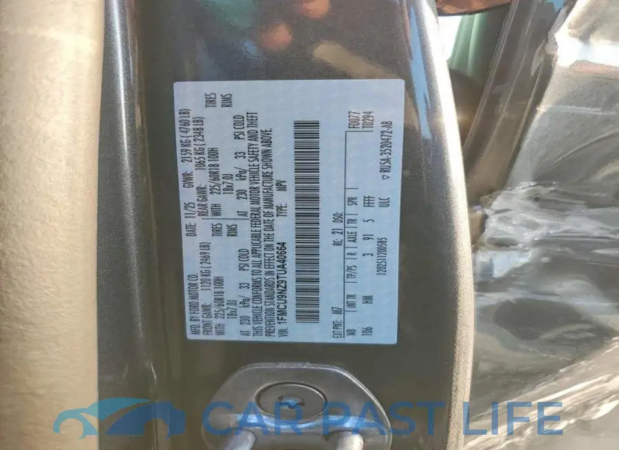 1FMCU9NZ9TUA40664# 14
