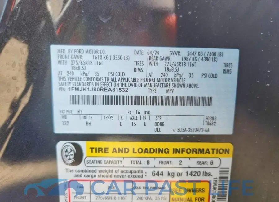 1FMJK1J80REA61532# 13