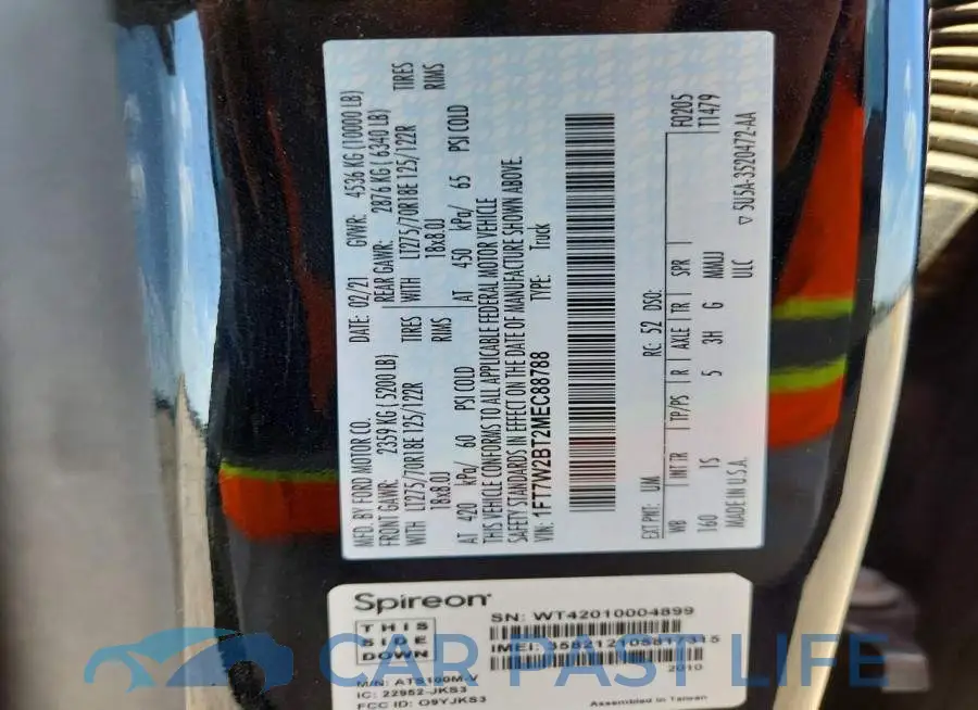 1FT7W2BT2MEC88788# 12