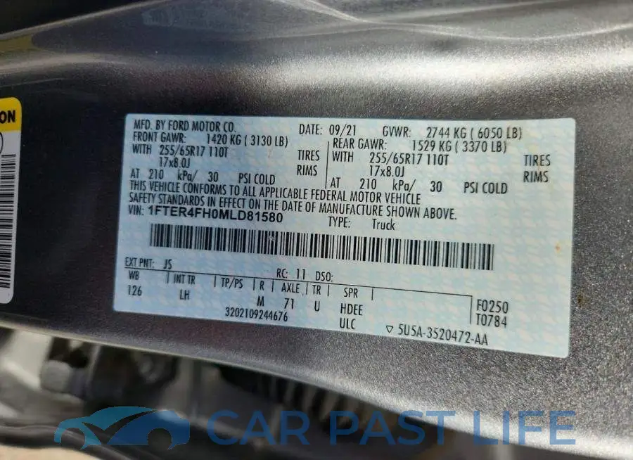 1FTER4FH0MLD81580# 12
