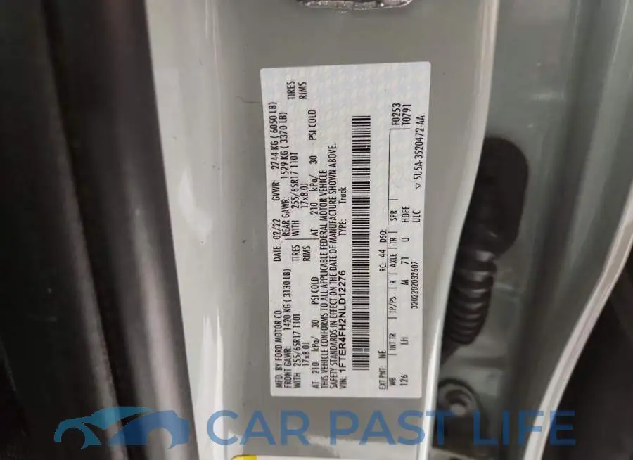 1FTER4FH2NLD12276# 13