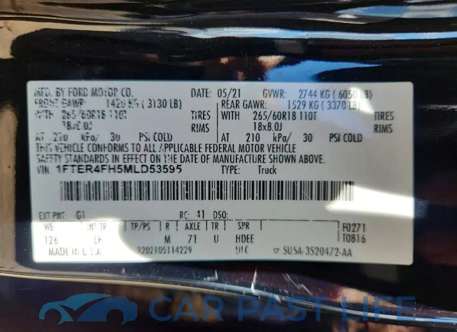 1FTER4FH5MLD53595# 12
