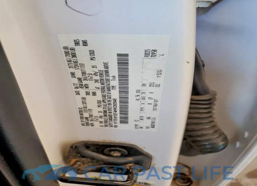 1FTEW1EF4HKD93945# 12