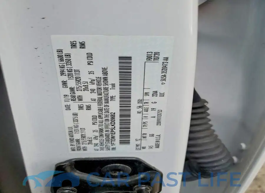 1FTEW1EP5LKD09682# 12