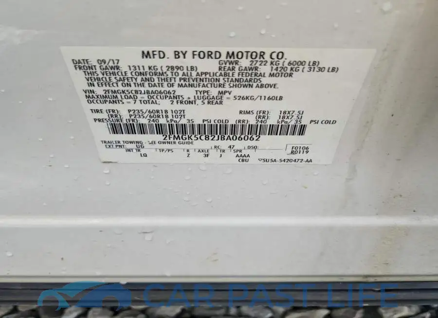 2FMGK5C82JBA06062# 13