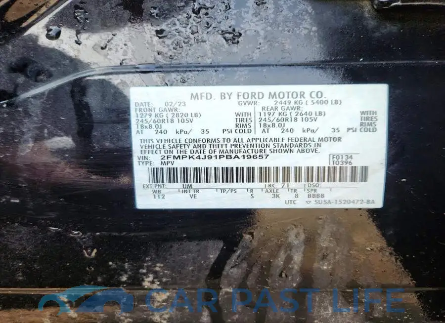 2FMPK4J91PBA19657# 13