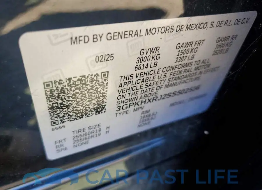 3GPKHXRJ2SS502556# 14