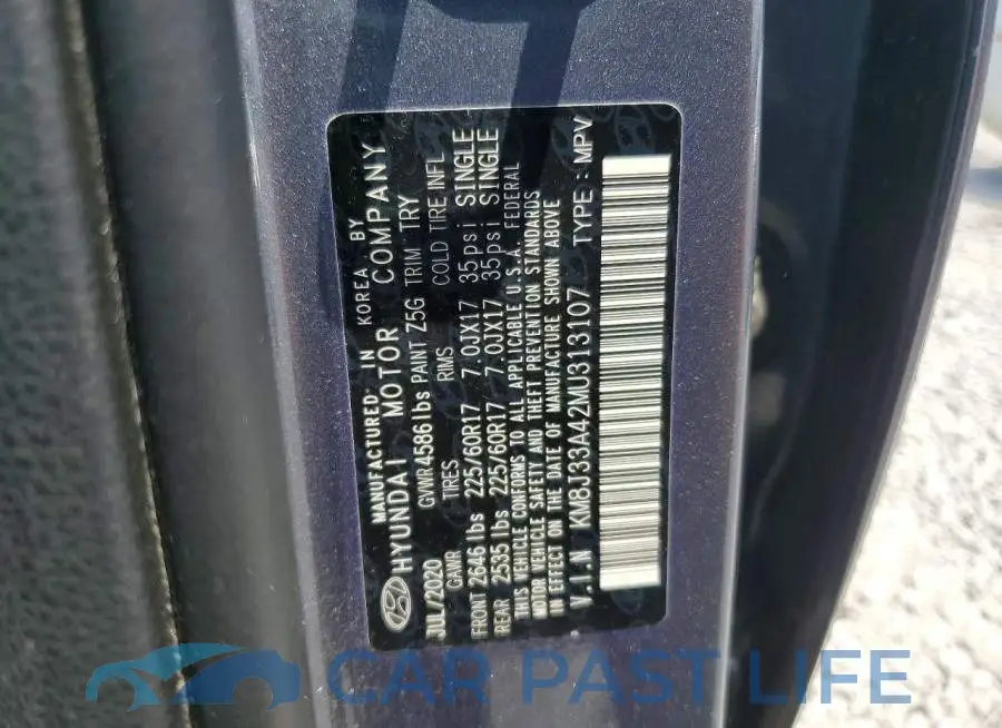 KM8J33A42MU313107# 13