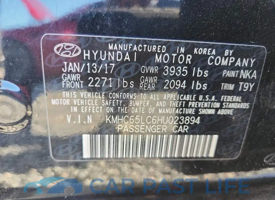 KMHC65LC6HU023894# 12