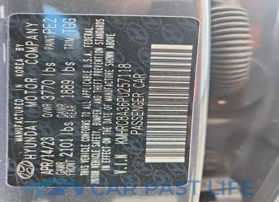 KMHRC8A36PU257118# 12