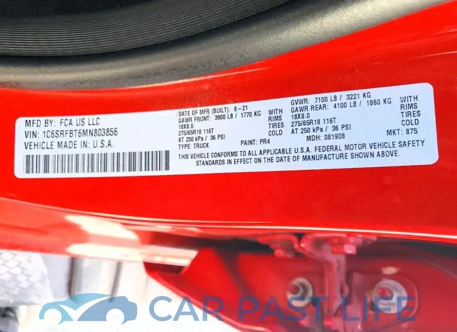 1C6SRFBT6MN803856# 13