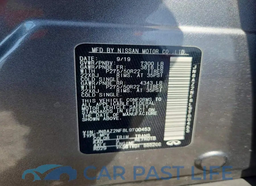 JN8AZ2NF8L9700453# 12