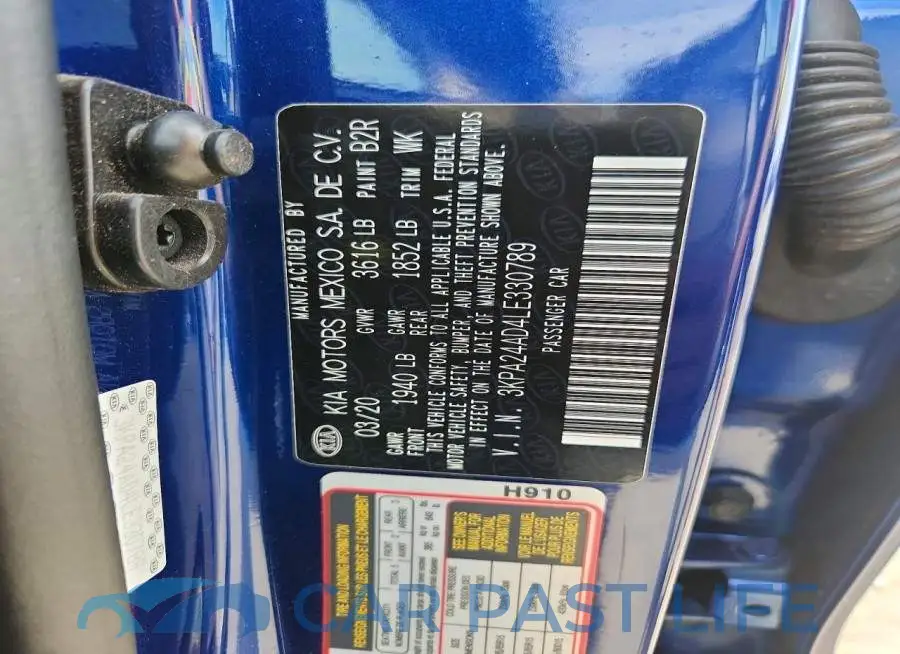 3KPA24AD4LE330789# 13