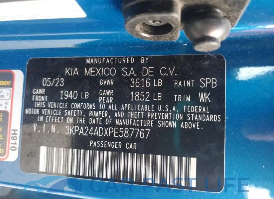 3KPA24ADXPE587767# 13