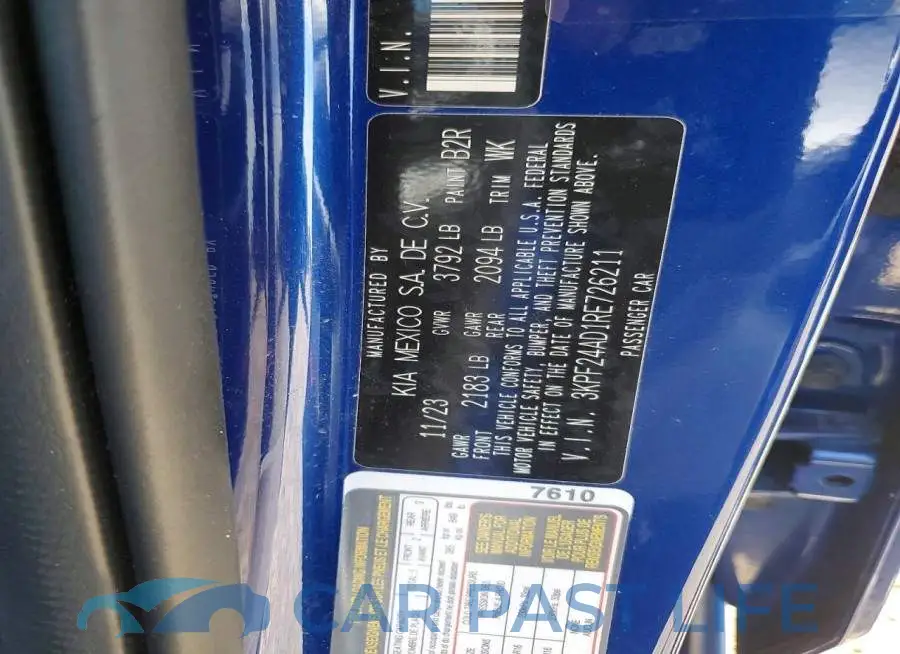 3KPF24AD1RE726211# 12