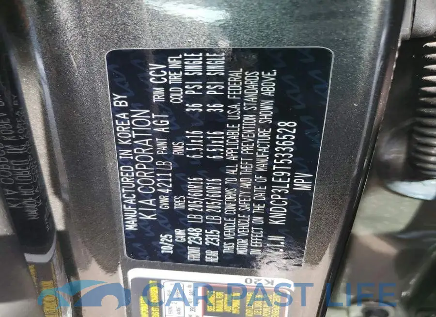 KNDCP3LE9T5336528# 13