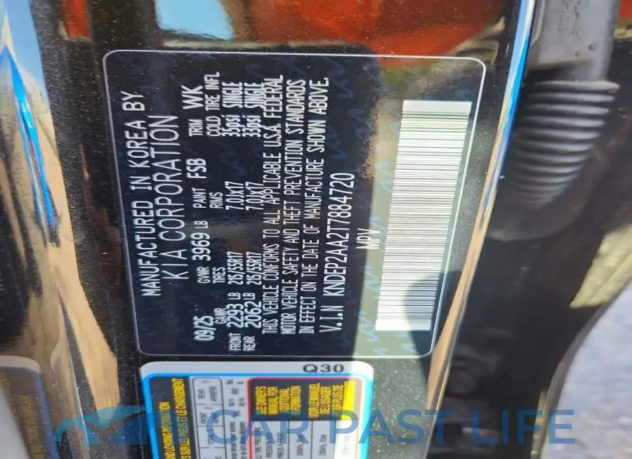 KNDEP2AA2T7884720# 13
